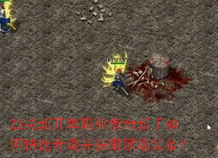 22点新开单职业传奇新手如何快速升级并获取顶级装备? 22点新开单职业传奇新手如何快速升级并获取顶级装备?